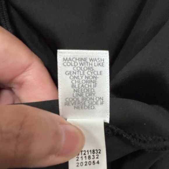 J.Jill Black Velvet Stretch Knit Blazer Jacket Size XL Petite - Picture 10 of 12